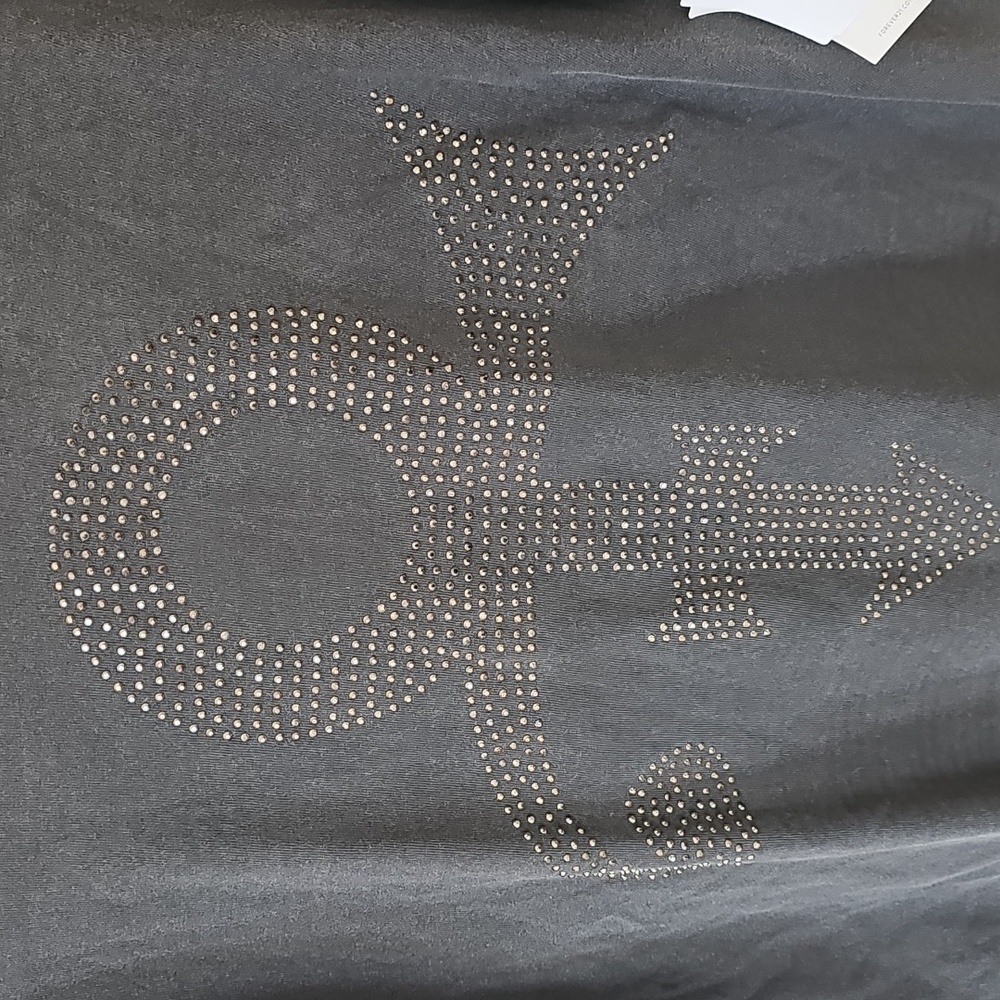 Forever 21 The Prince Estate Rhinestone Logo T-Shirt Size M/L NWT - Picture 4 of 8